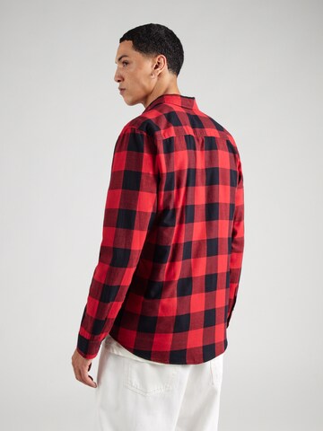 Regular fit Camicia 'Gingham' di JACK & JONES in rosso