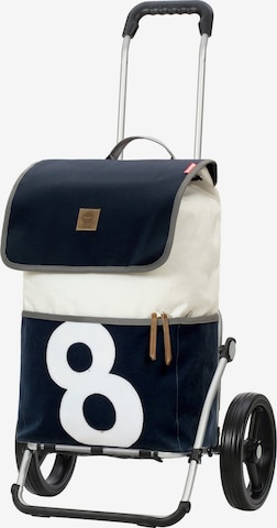 Trolley di Andersen Shopper in blu: frontale