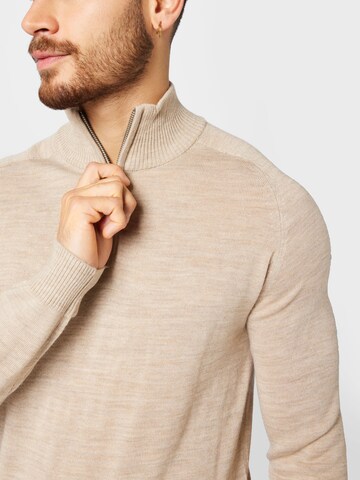 Bruun & Stengade Sweater 'Pelle' in Beige