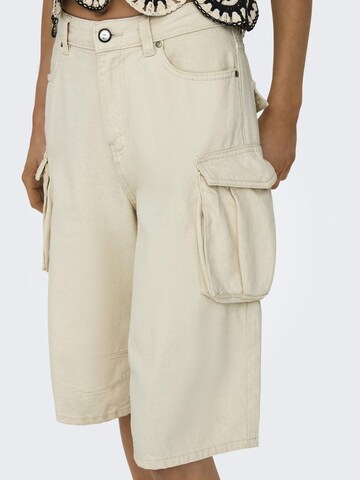 ONLY Regular Broek in Beige
