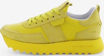 Kennel & Schmenger Sneakers 'TONIC' in Yellow: front