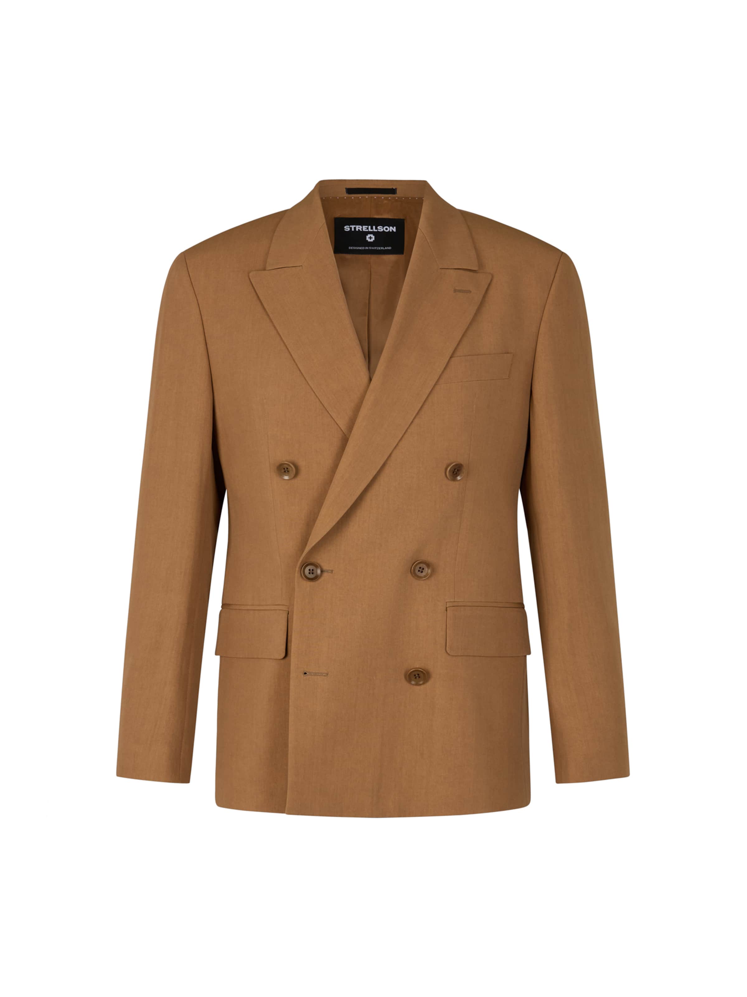 STRELLSON Slim fit Colbert 'Ashton' in Bruin: voorkant