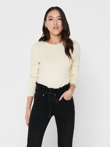 ONLY Sweater 'LYNSIE' in Beige: front