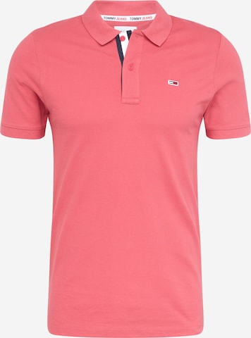 Tommy Jeans Poloshirt in Pink: predná strana