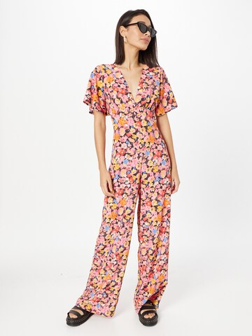 Nasty Gal Jumpsuit 'Ditsy' i pink