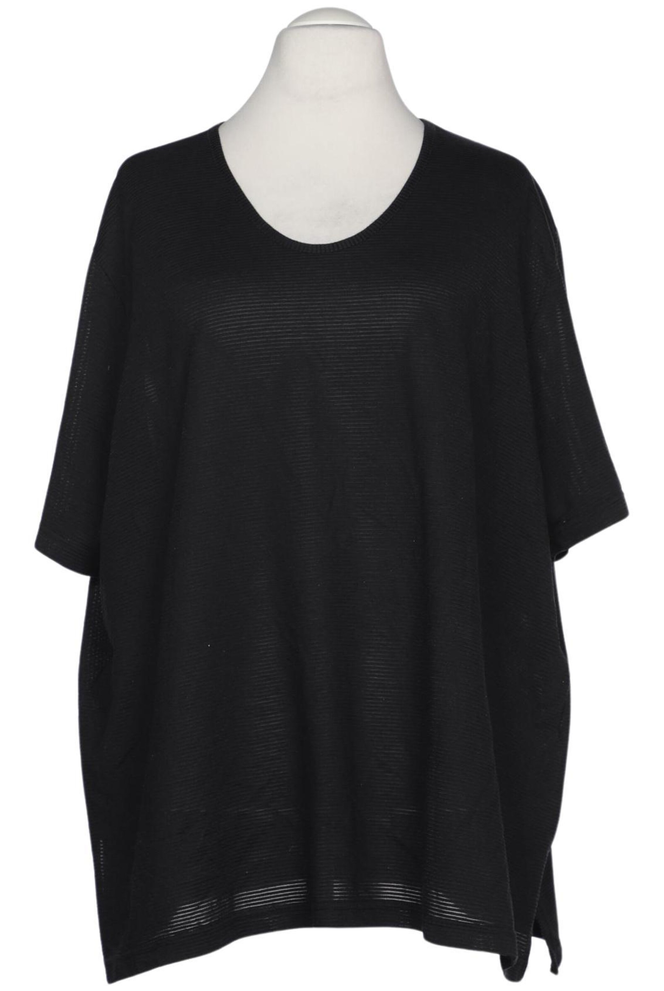 Ulla Popken T-Shirt 9XL in Schwarz: Vorderseite