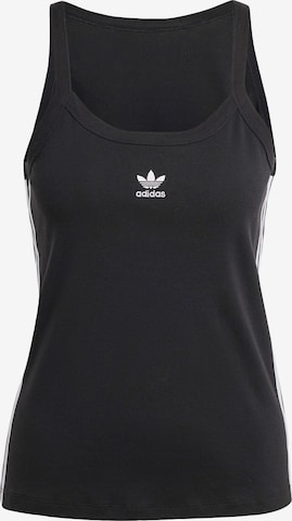 ADIDAS ORIGINALS Top 'Heritage' in Black: front