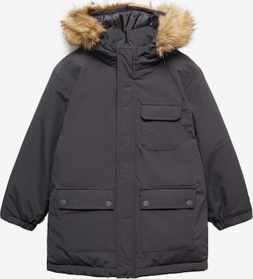 MANGO KIDS Winter Jacket 'Gael' in Grey: front