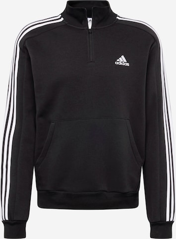 ADIDAS SPORTSWEAR Athletic Sweatshirt 'Essentials' in Black: front