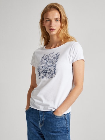 T-shirt 'JURY' Pepe Jeans en blanc