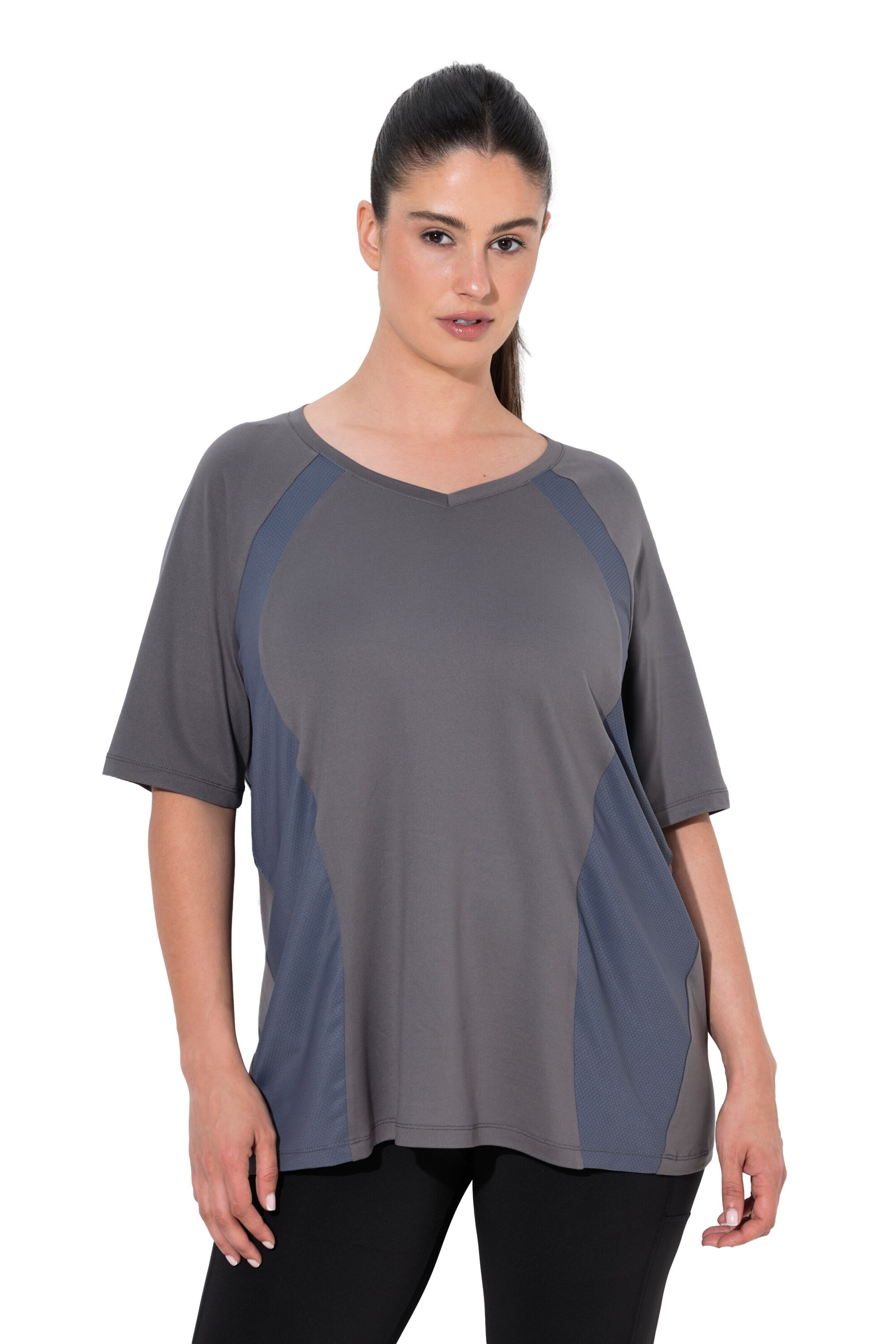 Ulla Popken Shirt in Grey: front