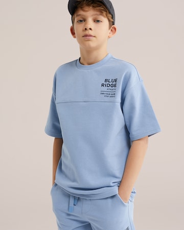 WE Fashion Shirt in Blauw: voorkant