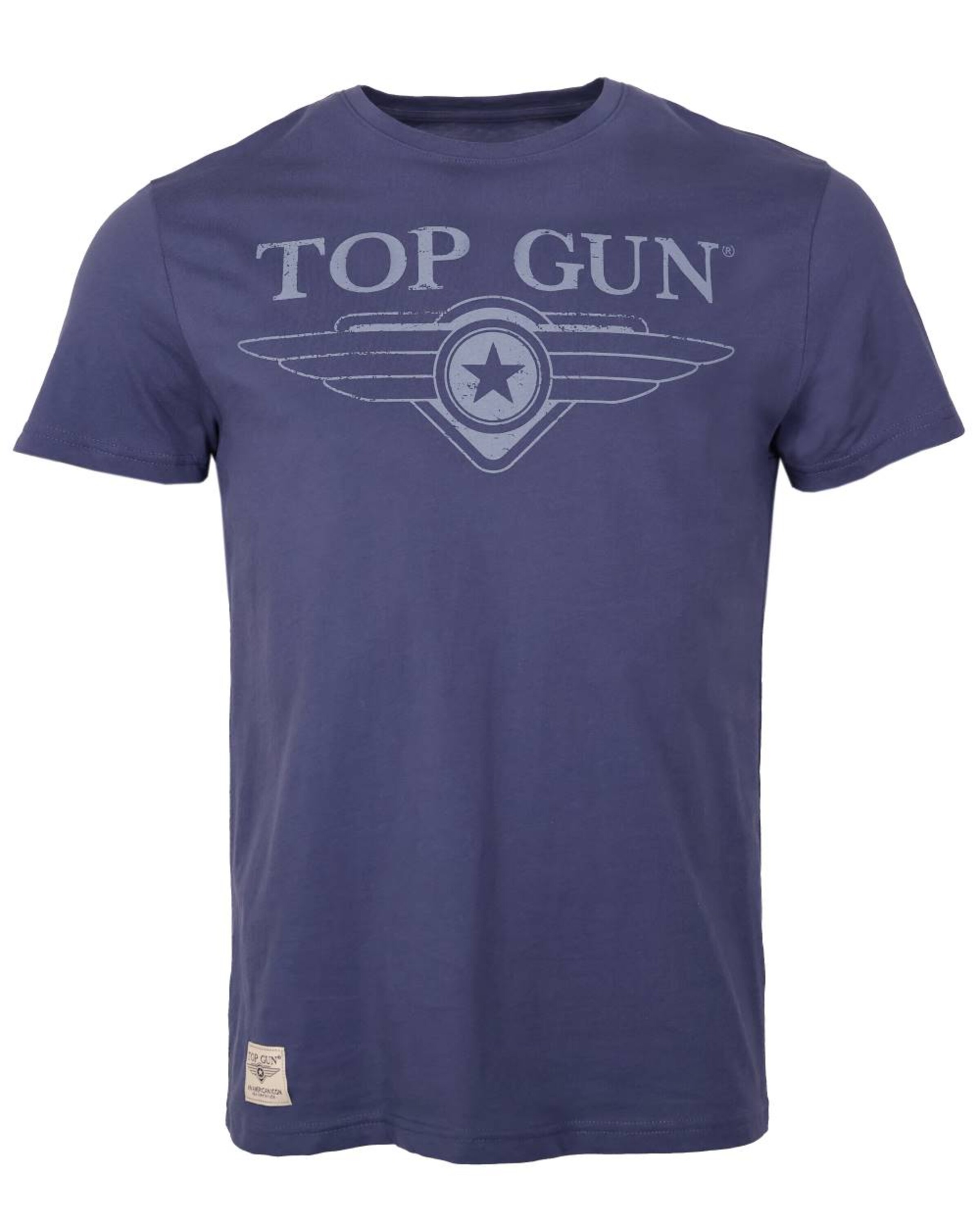 TOP GUN Shirt in Blau: Vorderseite