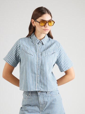 LEVI'S ® Blouse in Blauw: voorkant