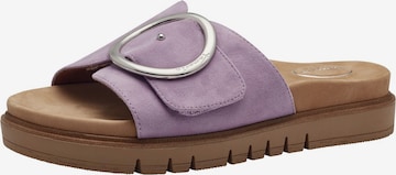 TAMARIS Mules in Purple: front