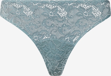 Hanro String ' Moments ' in Blauw: voorkant