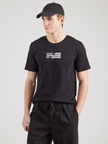 Maglietta di JACK & JONES in nero: frontale