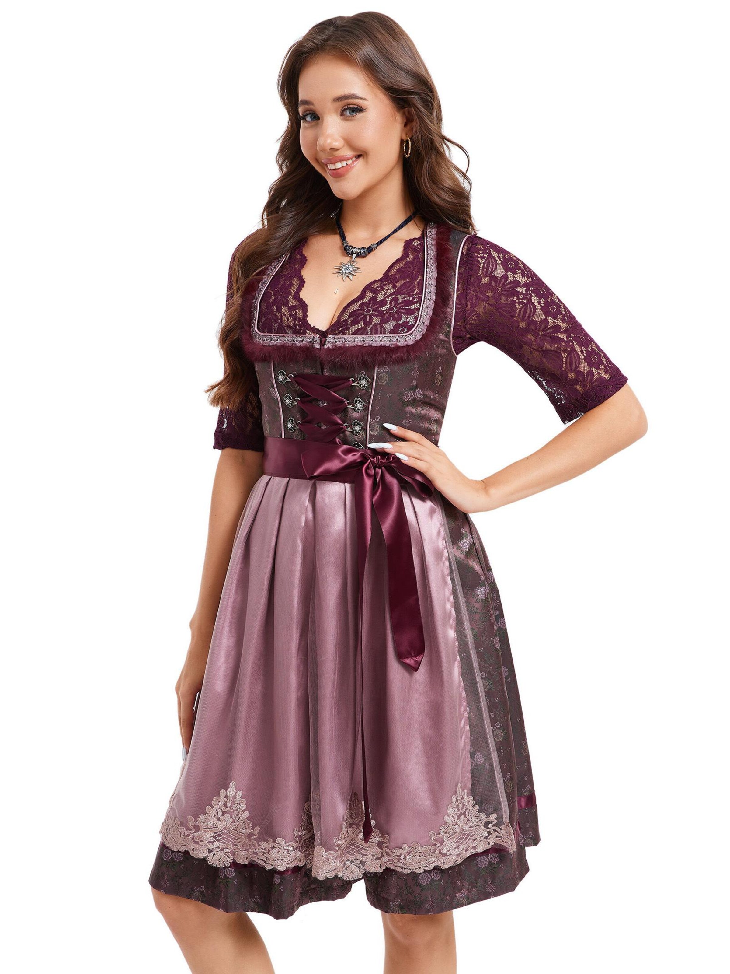 Yesfashion Dirndl in Red