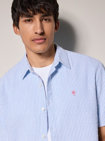 Next - Regular Fit Camisa em azul