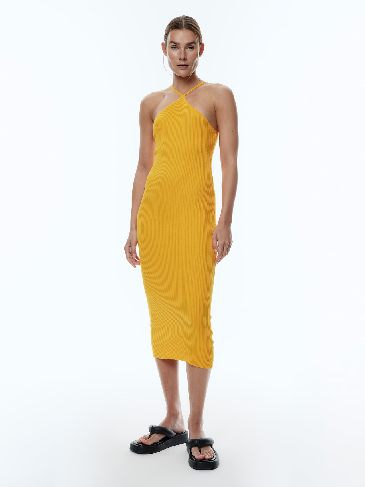 EDITED Jurk 'Talea' Oranje