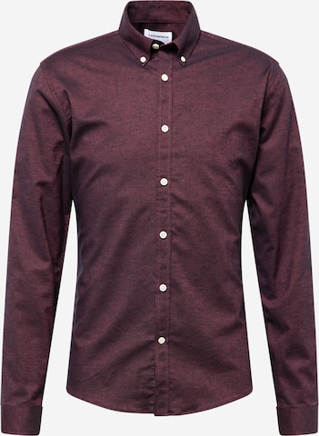 Lindbergh Button Up Shirt in Red: front