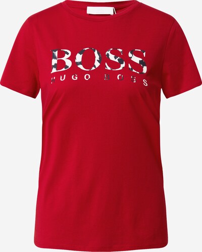 BOSS T-shirt en rouge / argent, Vue avec produit