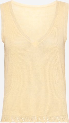 Tops en tricot VILA en jaune : devant