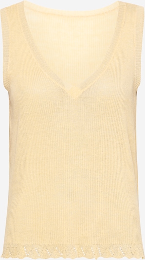 VILA Tops en tricot en jaune clair, Vue avec produit