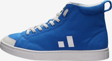 Ethletic High-Top Sneakers in Blue: front