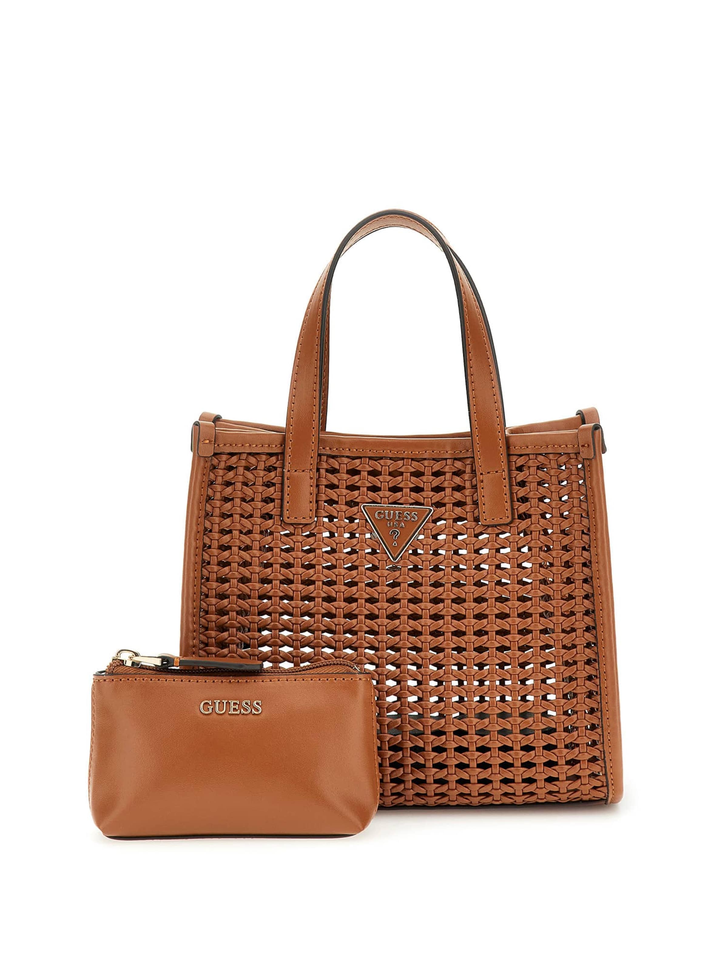 GUESS Handtasche 'Brigitta' in Braun: Vorderseite