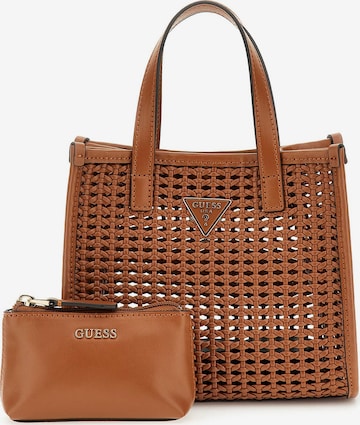 GUESS Handtasche 'Brigitta' in Braun: Vorderseite