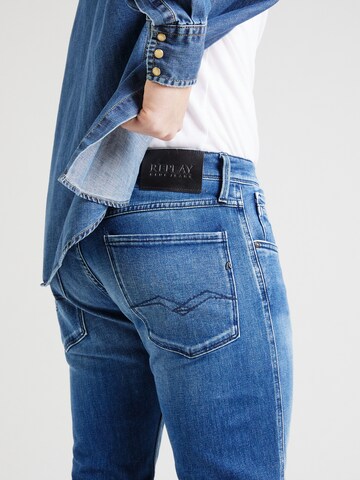 REPLAY Regular Jeans 'ANBASS' in Blauw