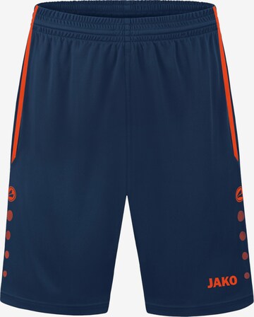 JAKO Workout Pants in Blue: front