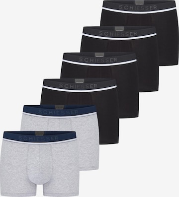 SCHIESSER Boxershorts '95/5 Organic Cotton' in Gemengde kleuren: voorkant