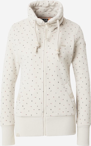 Ragwear Bluza rozpinana 'RYLIE' w kolorze biały: przód