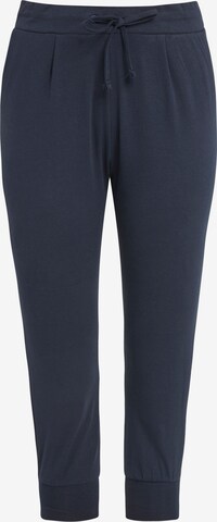 Effilé Pantalon 'Pandina' b.young en bleu : devant