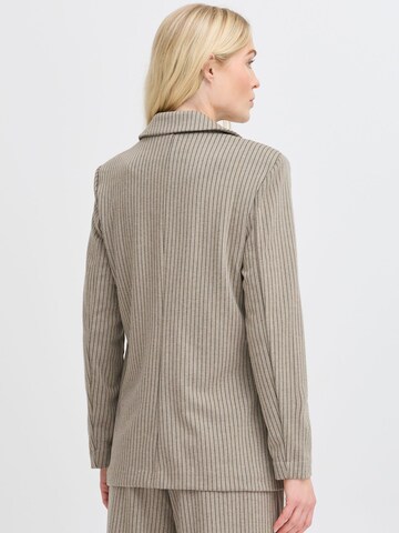 b.young - Blazer ' BYROWAN LONG BLAZER - ' en beige