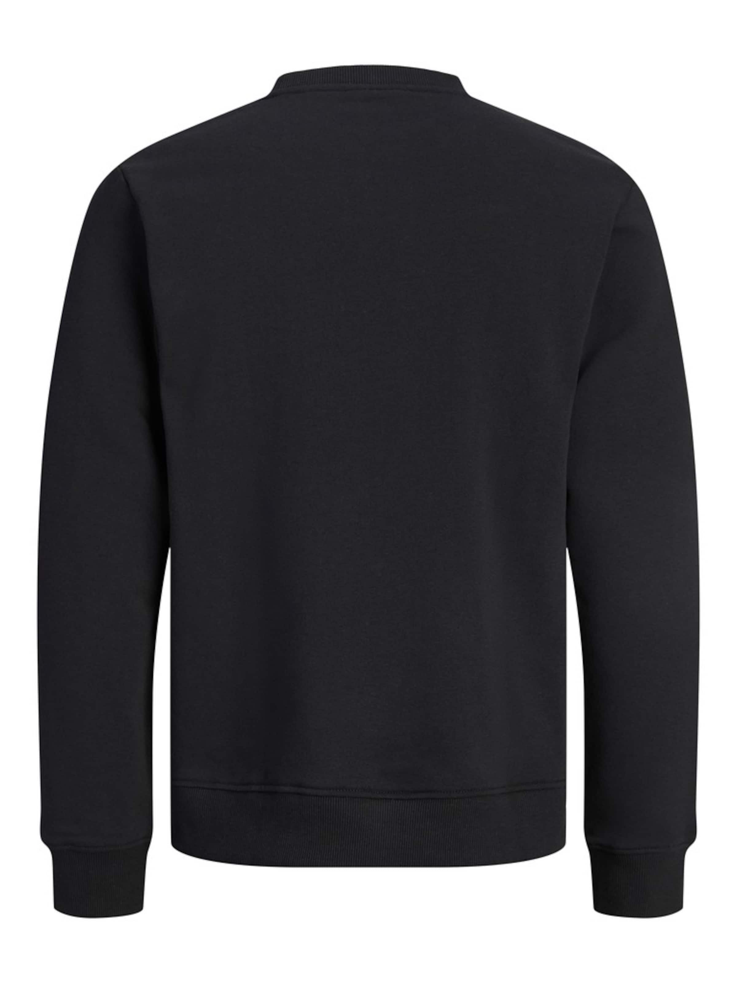 JACK & JONESSweater majica 'JJAERO' - crna boja