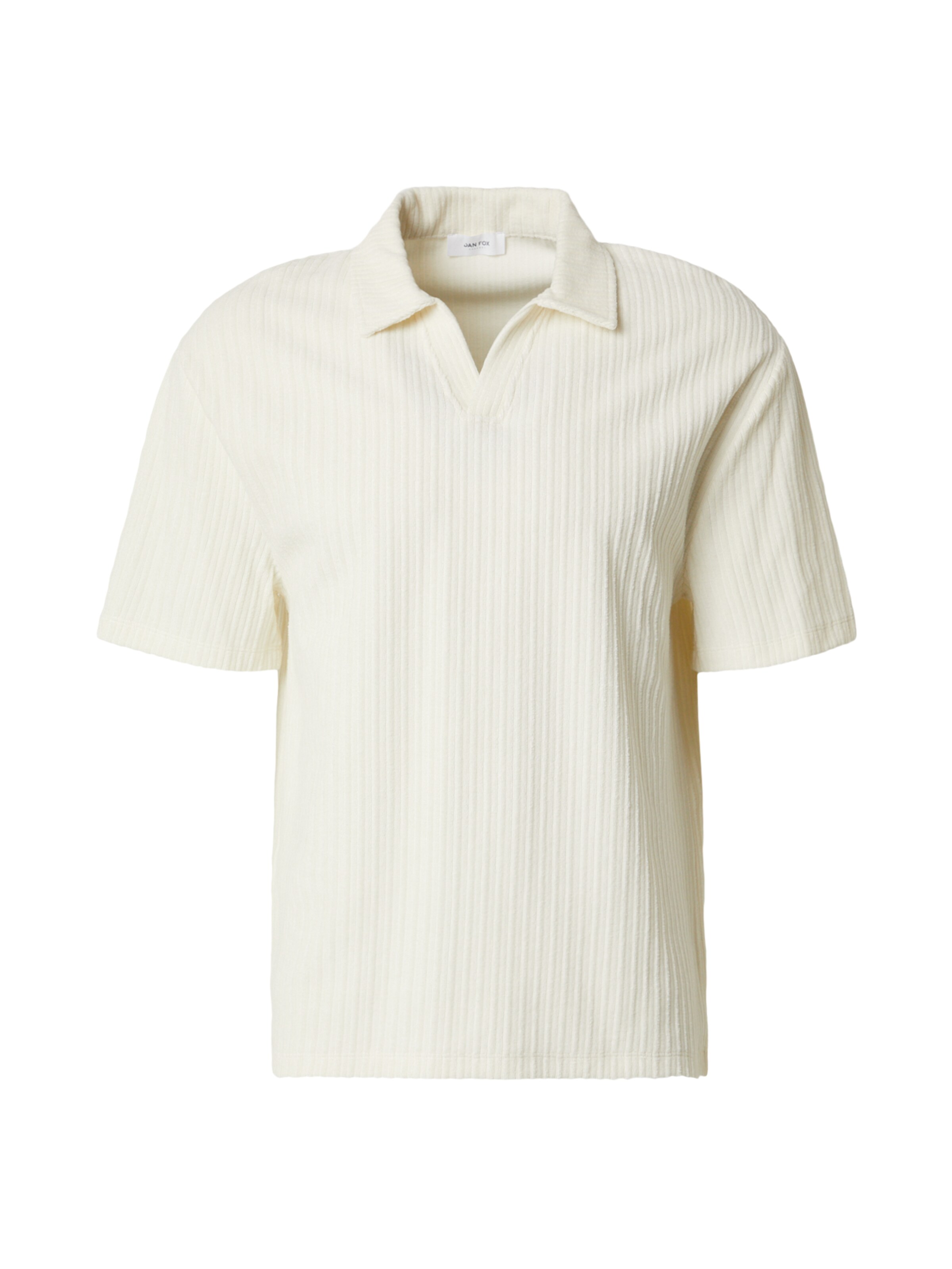 Tricou 'Leif' DAN FOX APPAREL pe alb murdar, Vizualizare produs