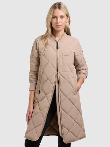 Manteau mi-saison 'YMAL2' khujo en beige