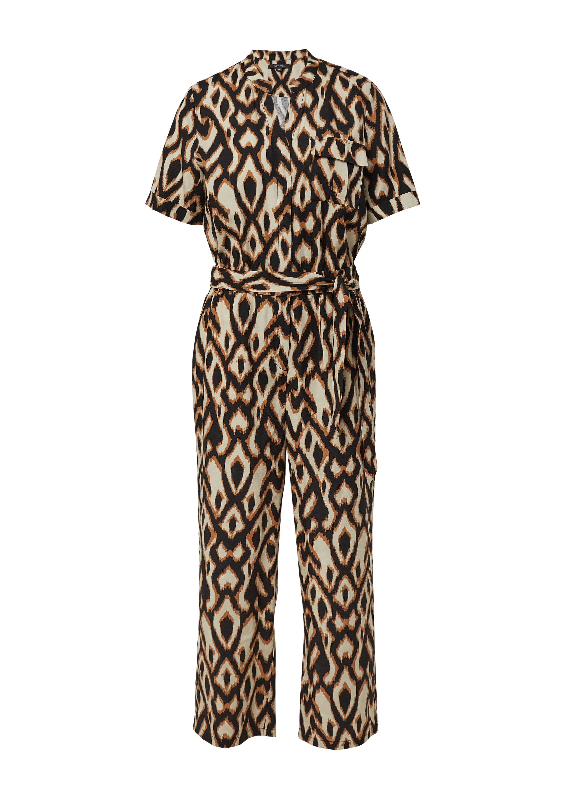 Combinaison COMMA en noir : devant