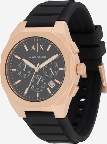 auksinė ARMANI EXCHANGE Analoginis (įprasto dizaino) laikrodis: priekis