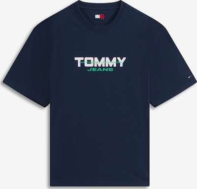 Tommy Jeans Paita '90S' värissä marine / vaaleanvihreä / valkoinen, Tuotenäkymä
