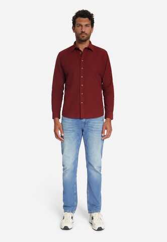 No Excess Regular fit Overhemd in Rood