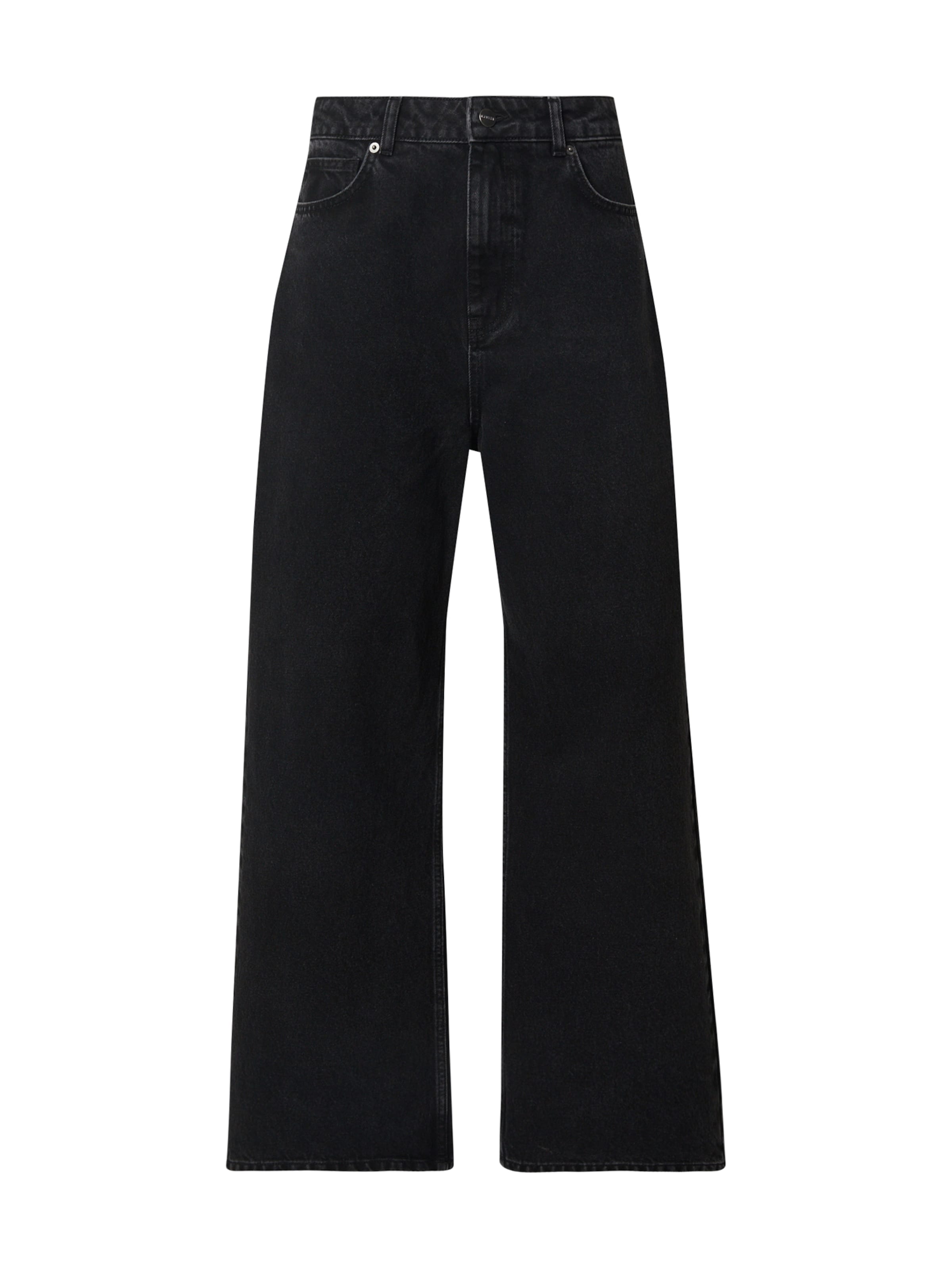 Wide Leg Jean KAVAZI en noir : devant