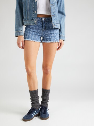 Springfield Regular Shorts 'IKAT' in Blau: Vorderseite