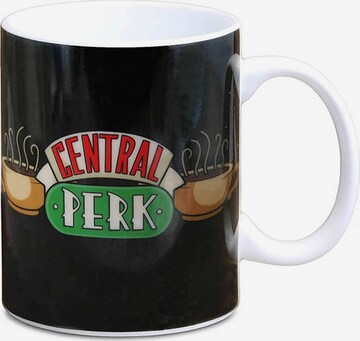 LOGOSHIRT Tasse 'Friends - Central Perk' in Schwarz: predná strana