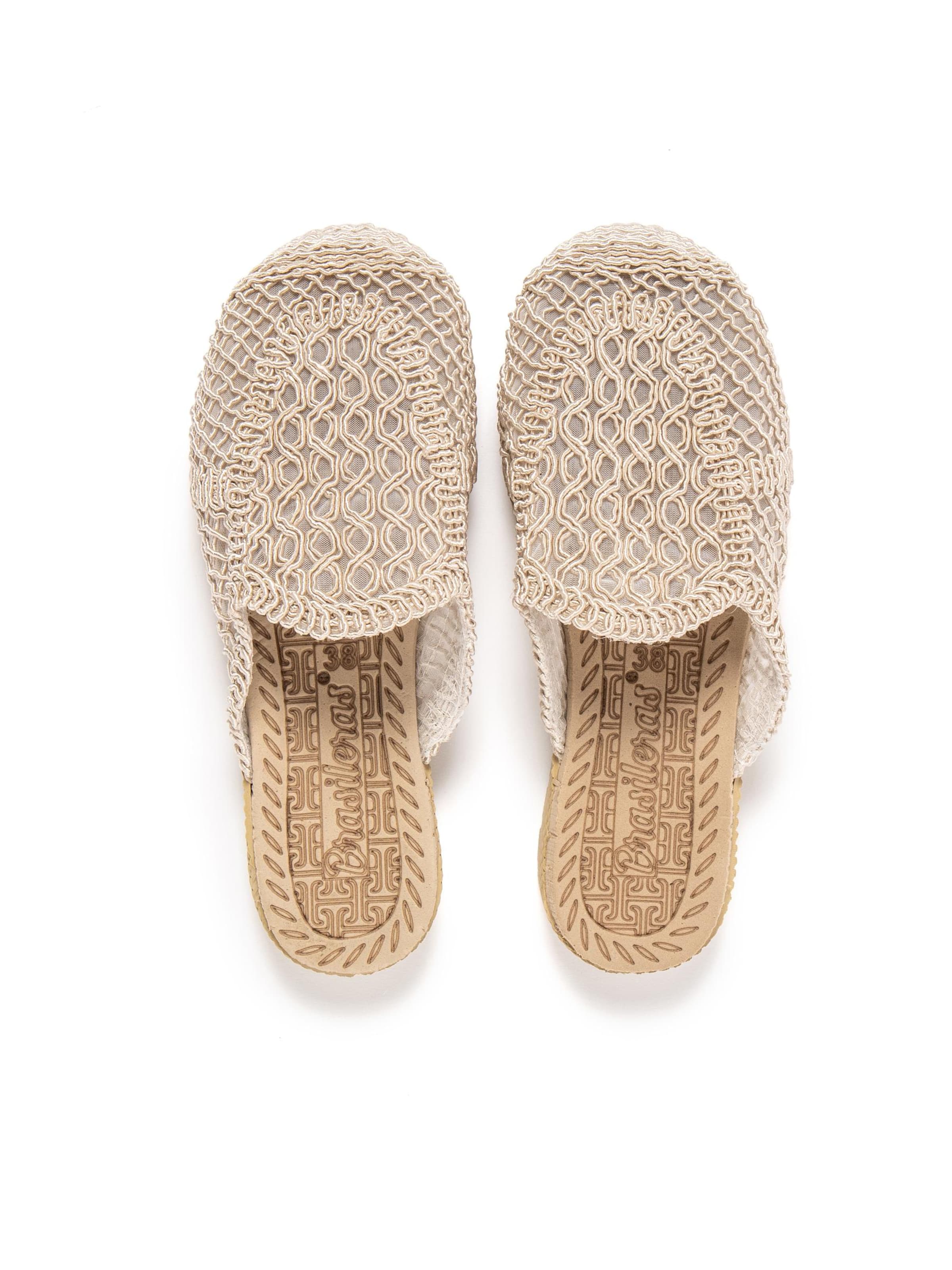 Brasileras Slippers 'Suna' in Beige