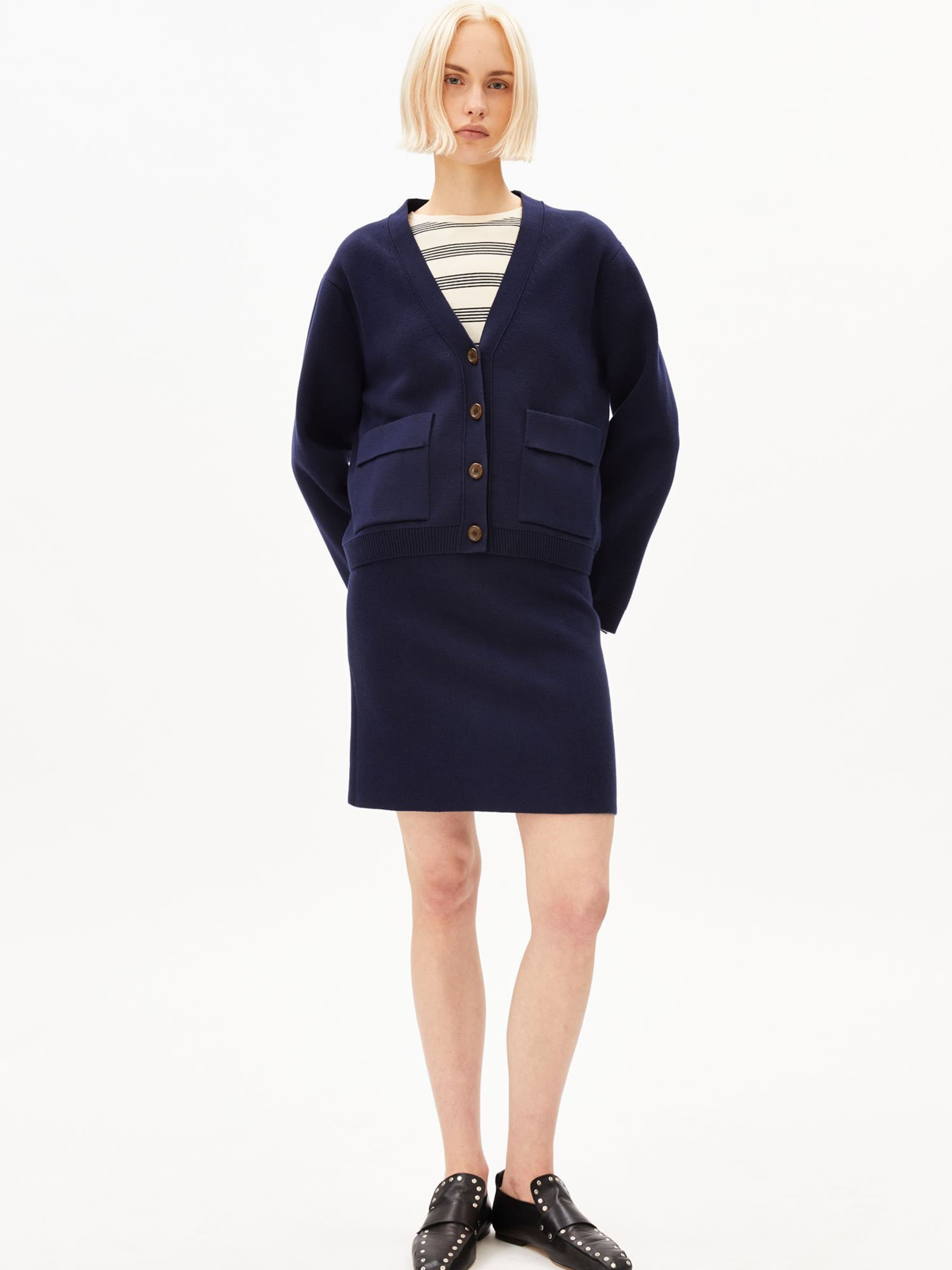 ARMEDANGELS Strickjacke COMPACT in Blau