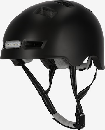 Crazy Safety Helm 'Vertigo' in Schwarz: Vorderseite